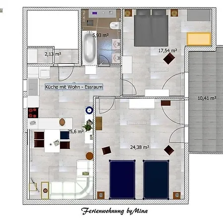 Apartment Wunderschoene Klimatisierte In Weidach *