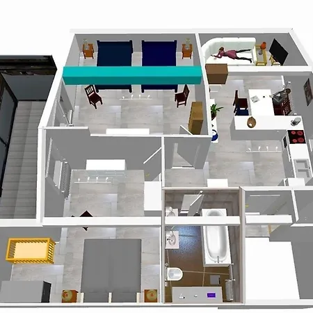 Apartment Wunderschoene Klimatisierte In Weidach