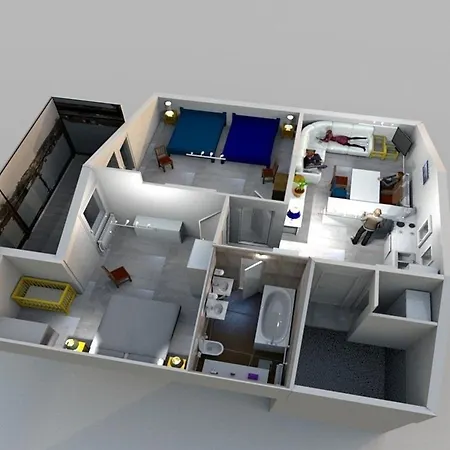 Apartment Wunderschoene Klimatisierte In Weidach *